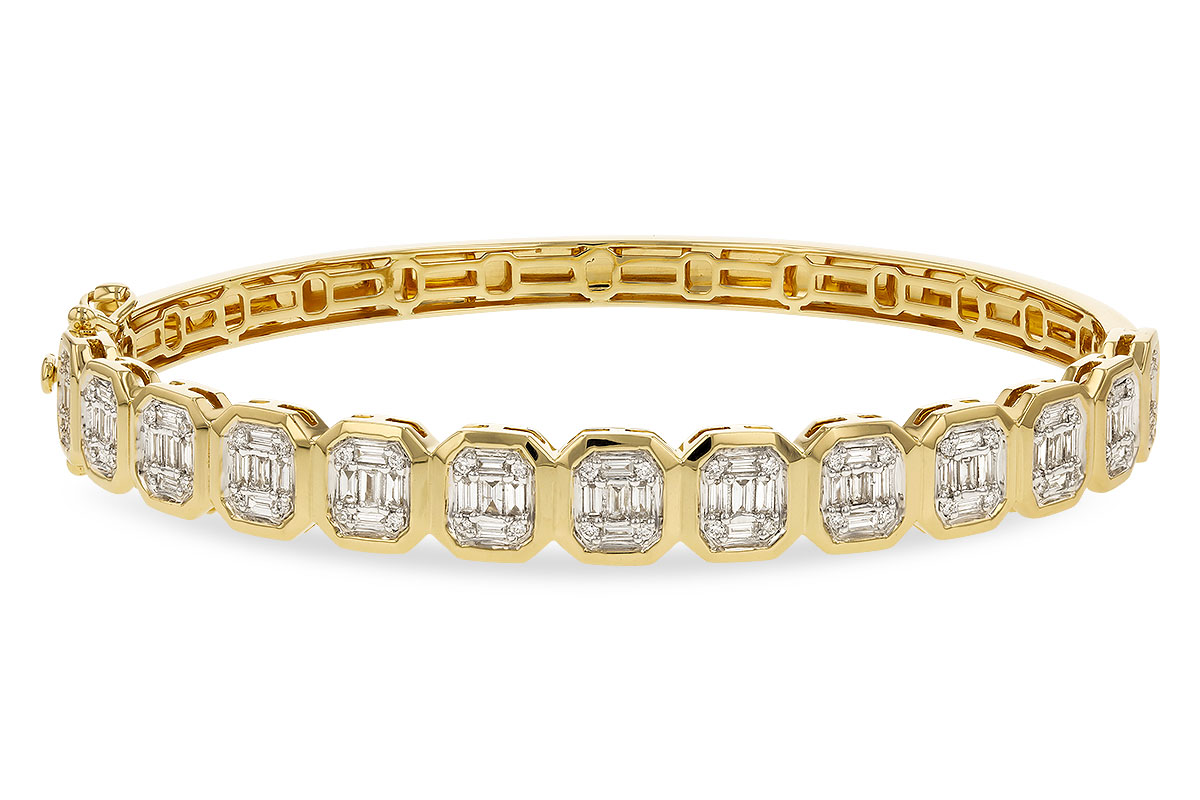 G284-09975: BANGLE .81 TW BAGUETTE 1.00 TW