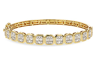 G284-09975: BANGLE .81 TW BAGUETTE 1.00 TW