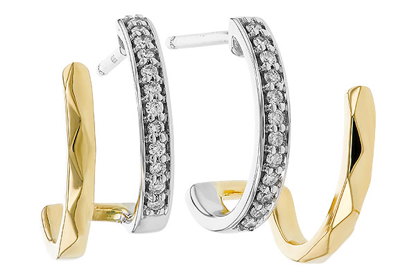 G284-13557: EARRINGS .12 TW