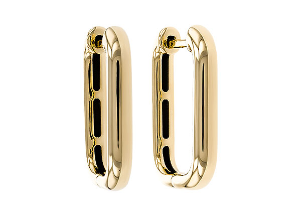 G284-15448: GOLD EARRINGS (18MM)