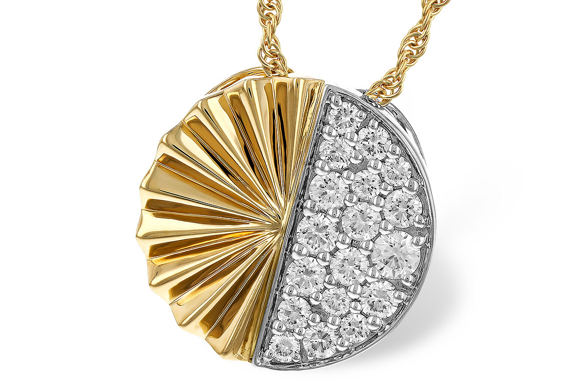 G284-16275: NECKLACE .50 TW