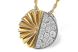 G284-16275: NECKLACE .50 TW