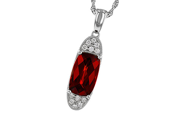 G284-16284: NECK 2.45 GARNET 2.55 TGW