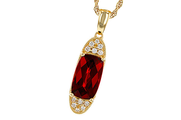 G284-16284: NECK 2.45 GARNET 2.55 TGW