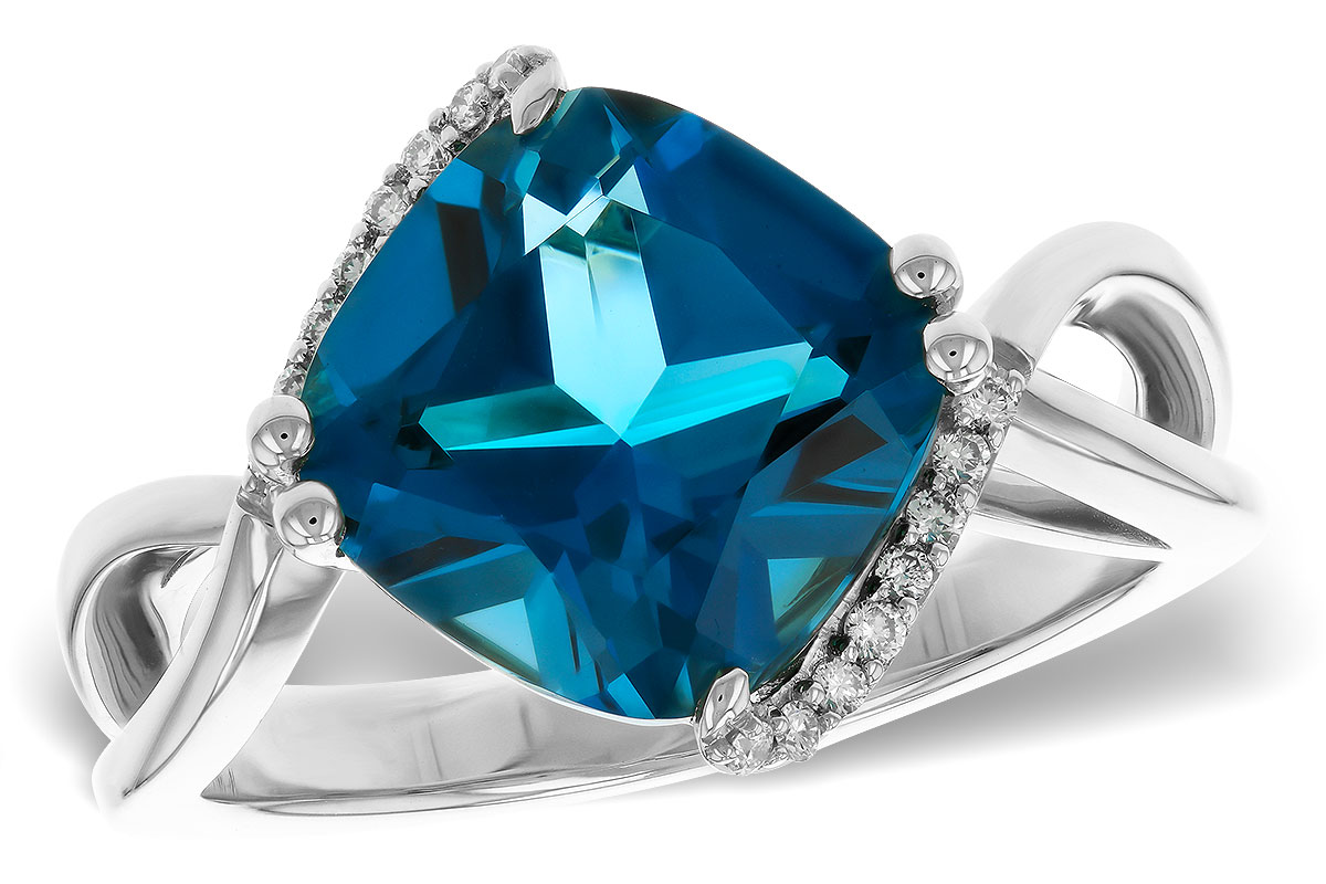 G284-16321: LDS RG 4.42 LONDON BLUE TOPAZ 4.50 TGW (10MM LBT)