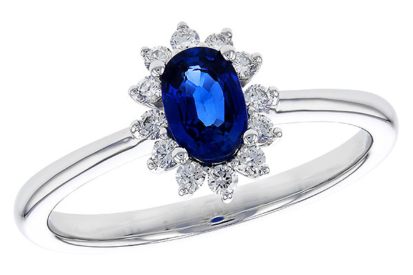 G284-17266: LDS RG .55 SAPPHIRE .71 TGW (6x4MM SAPP)