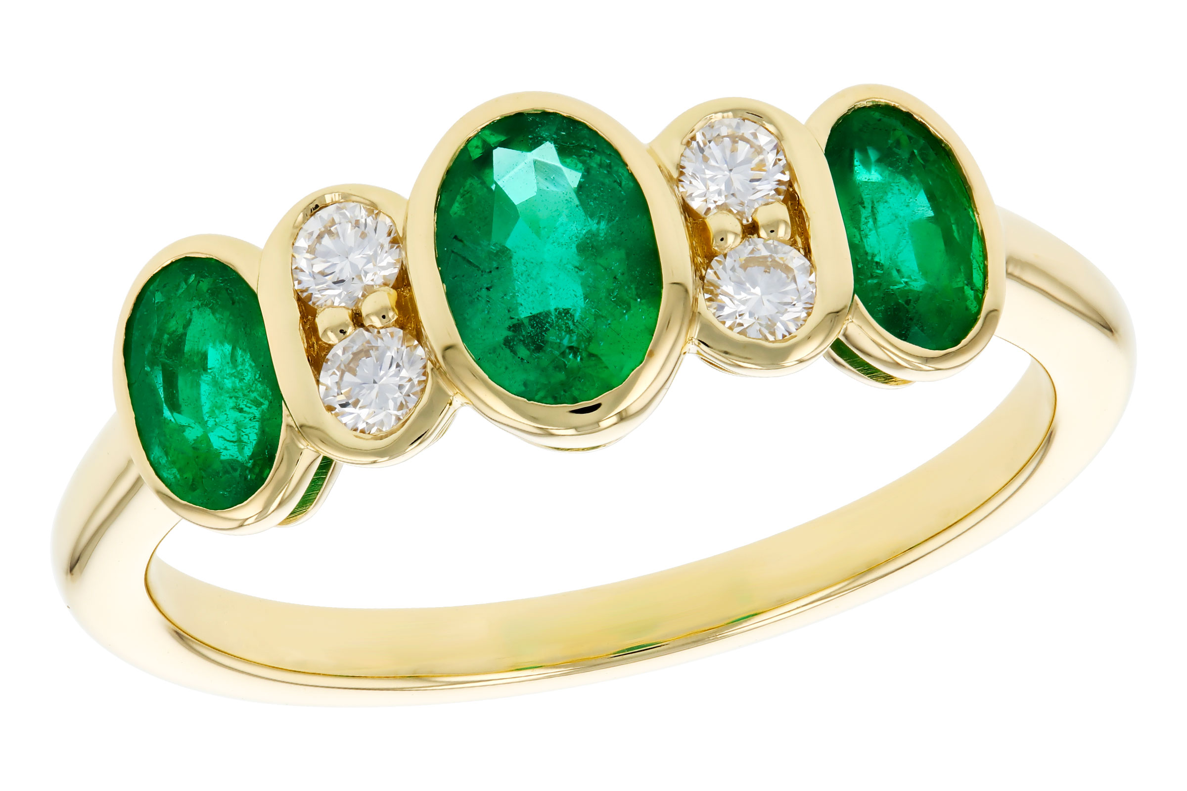 G285-03575: LDS RG .90 TW EMERALD 1.05 TGW