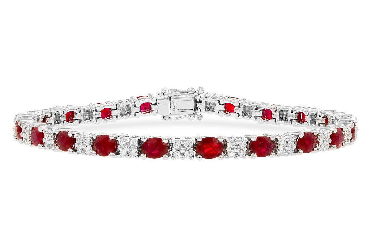 H009-56330: BRACELET 7.10 RUBY 7.92 TGW