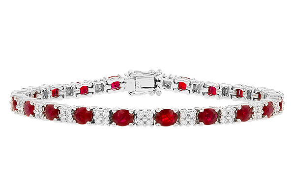 H009-56330: BRACELET 7.10 RUBY 7.92 TGW