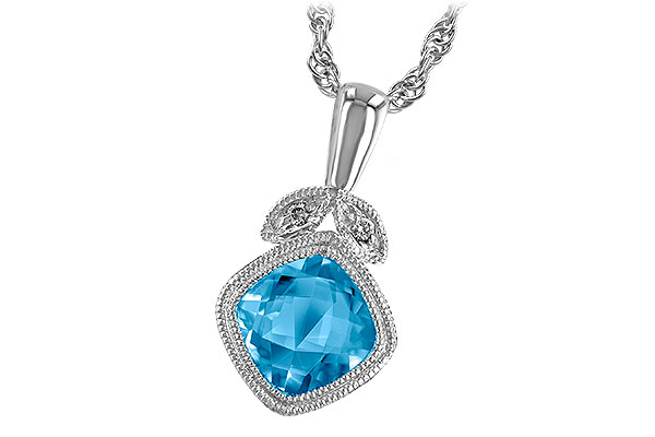 H195-98130: NECK 1.05 BLUE TOPAZ 1.06 TGW