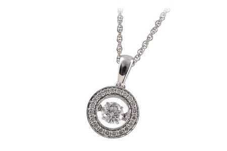 H195-99066: NECKLACE .33 TW