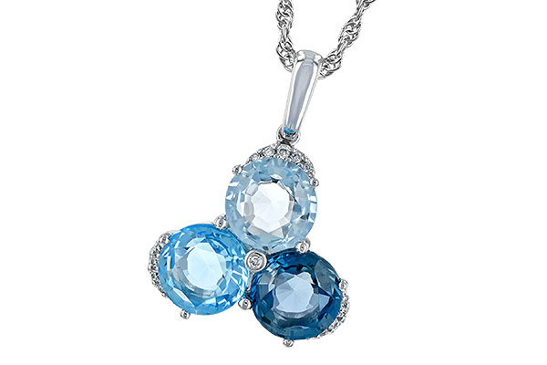 H198-65448: NECK 4.01 BLUE TOPAZ 4.06 TGW