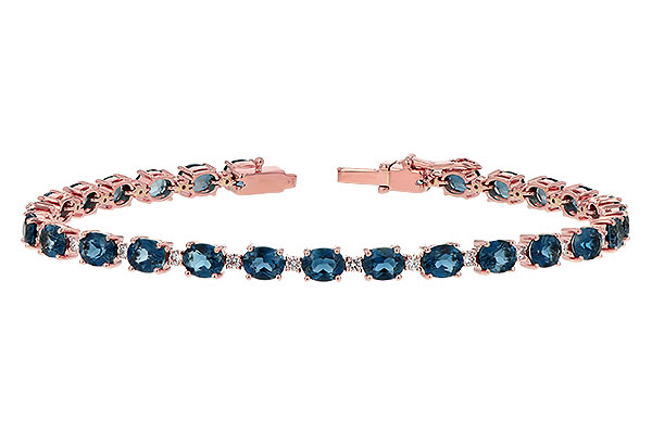 H198-66284: BRACELET 8.97 LONDON BLUE TPZ 9.55 TGW