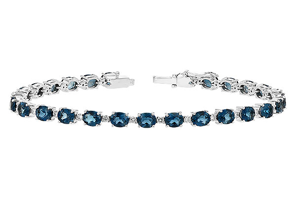 H198-66284: BRACELET 8.97 LONDON BLUE TPZ 9.55 TGW