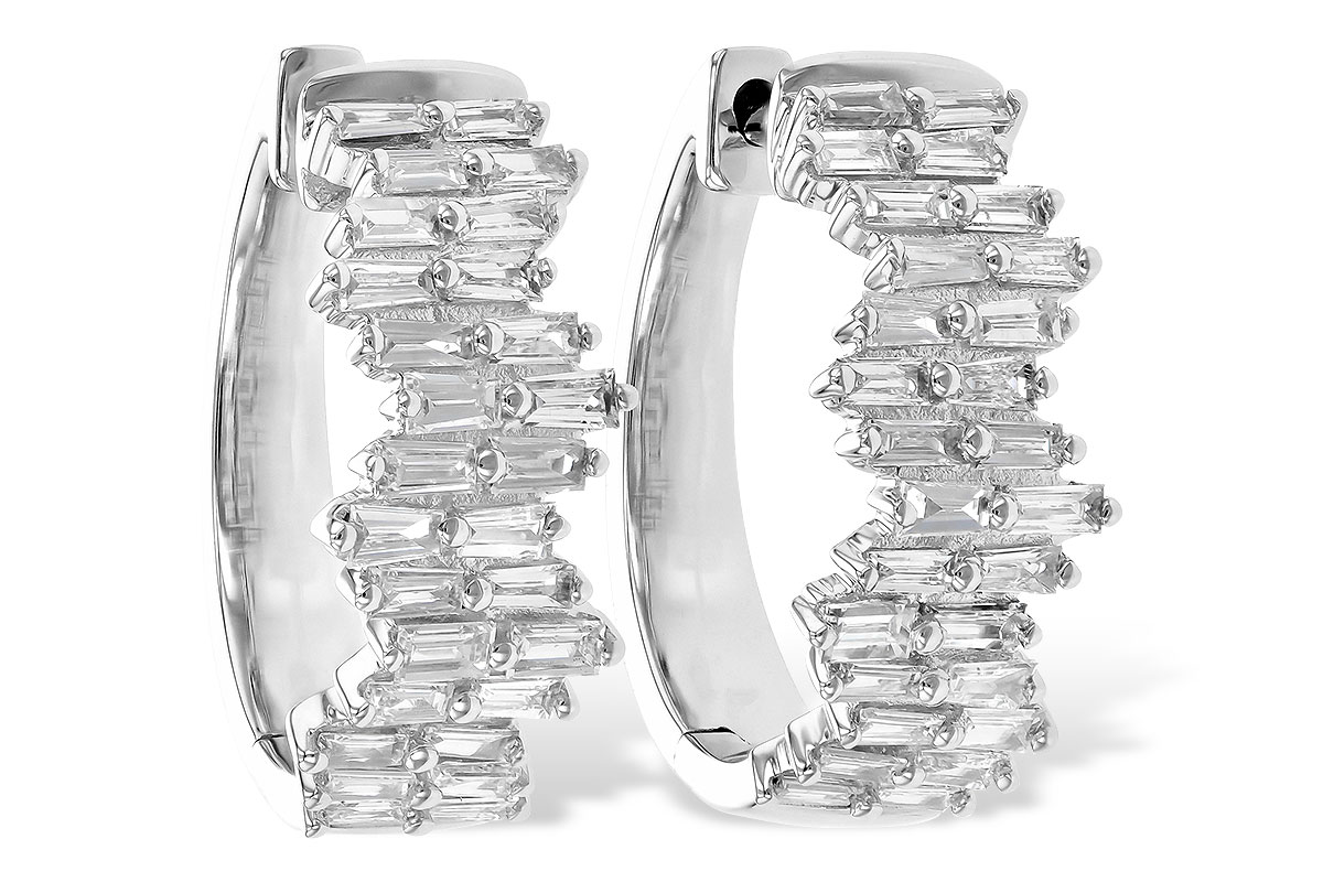 H199-59984: EARR .70 TW BAGUETTE DIAS