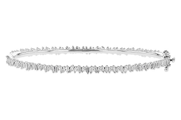 H282-29048: BANGLE .75 TW BAGUETTE DIAS