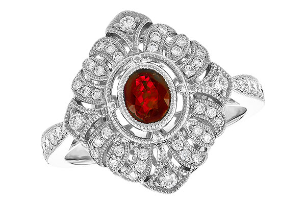 H282-30848: LDS RG .42 RUBY .80 TGW (5x4MM RUBY)