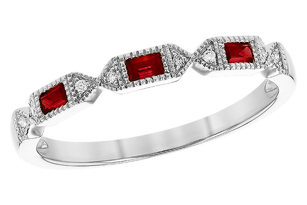 H282-30893: LDS WED RG .12 RUBY .14 TGW