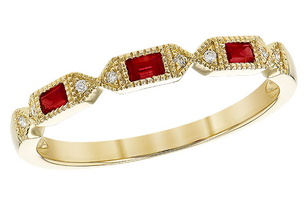 H282-30893: LDS WED RG .12 RUBY .14 TGW