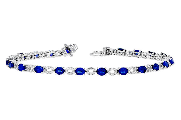 H282-31757: BRACELET 4.55 SAPP 5.15 TGW