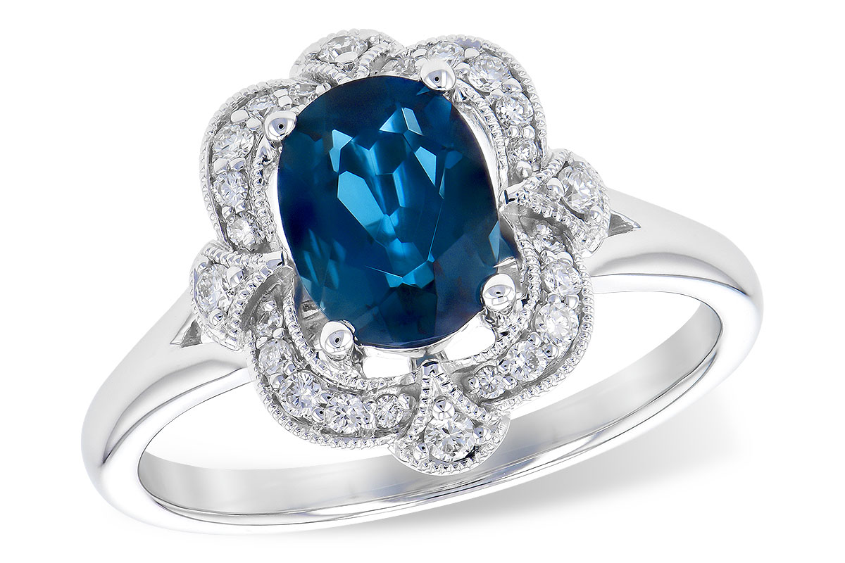 H282-34484: LDS RG 1.35 LONDON BLUE TOPAZ 1.50 TGW