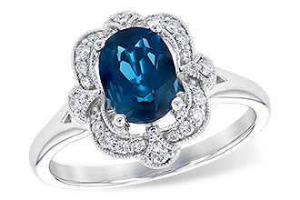 H282-34484: LDS RG 1.35 LONDON BLUE TOPAZ 1.50 TGW