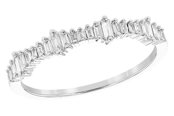 H282-34512: LDS WED RG .20 TW BAGUETTES