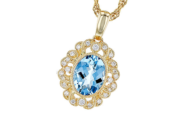 H283-20875: NECK .98 AQUA 1.12 TGW (8x6MM AQ)