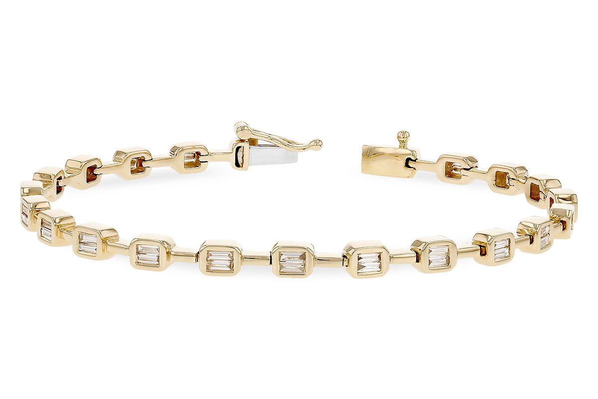 H283-23584: BRACELET .90 TW BAGUETTE