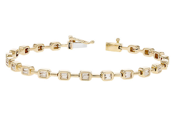 H283-23584: BRACELET .90 TW BAGUETTE