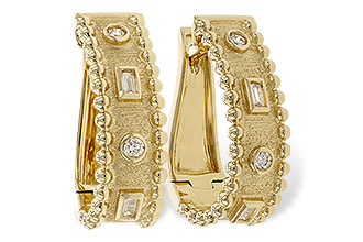 H283-25412: EARRINGS .09 BAG .18 TW