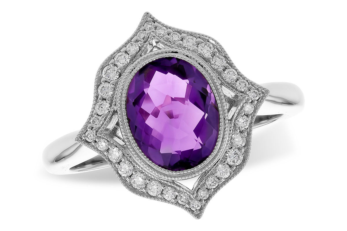 H283-25430: LDS RG 1.52 AMETHYST 1.70 TGW (9x7MM AMY)