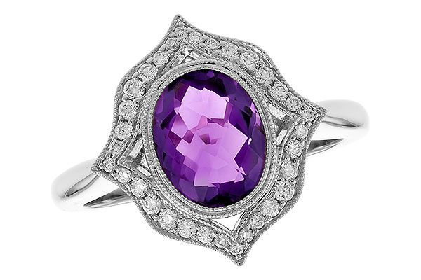H283-25430: LDS RG 1.52 AMETHYST 1.70 TGW (9x7MM AMY)