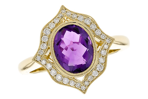 H283-25430: LDS RG 1.52 AMETHYST 1.70 TGW (9x7MM AMY)