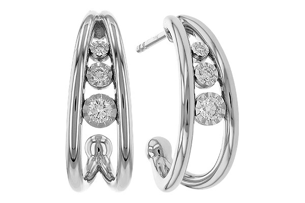 H283-26293: EARRINGS .16 TW