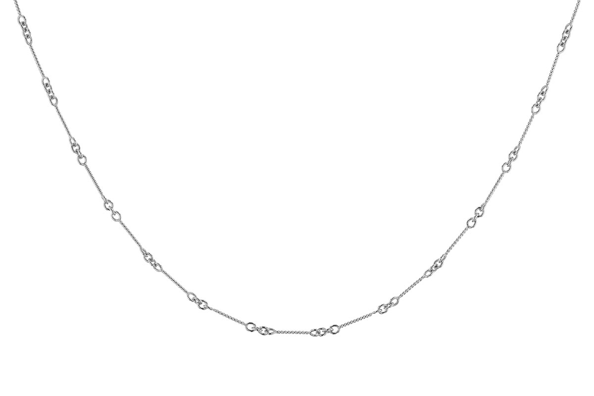 H284-09921: TWIST CHAIN (7IN, 0.8MM, 14KT, LOBSTER CLASP)
