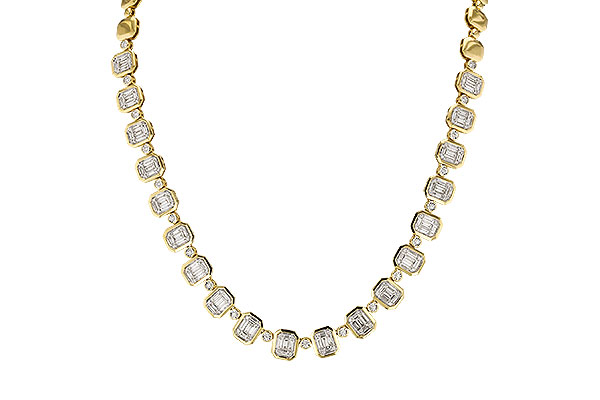 H284-09966: NECKLACE 2.48 BAG 2.95 TW (16")