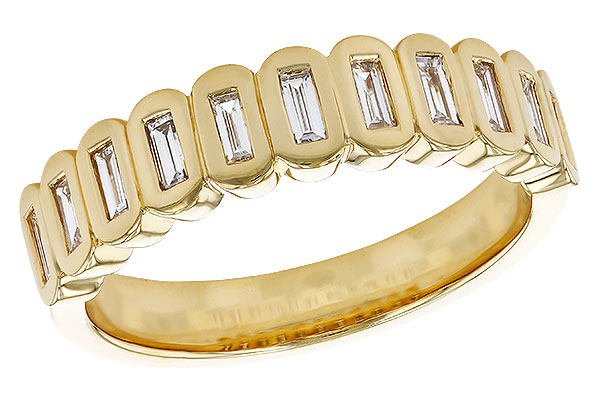 H284-10821: LDS WED RG .30 TW BAGUETTES