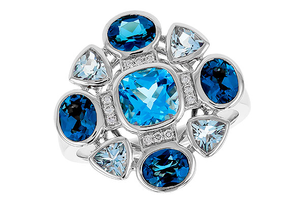 H284-12648: LDS RG 3.19 TW BLUE TOPAZ 3.25 TGW