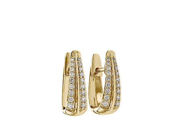 H284-12684: EARRINGS .25 TW
