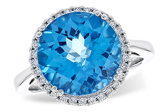 H284-12693: LDS RG 7.20 BLUE TOPAZ 7.42 TGW