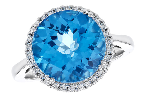 H284-12693: LDS RG 7.20 BLUE TOPAZ 7.42 TGW
