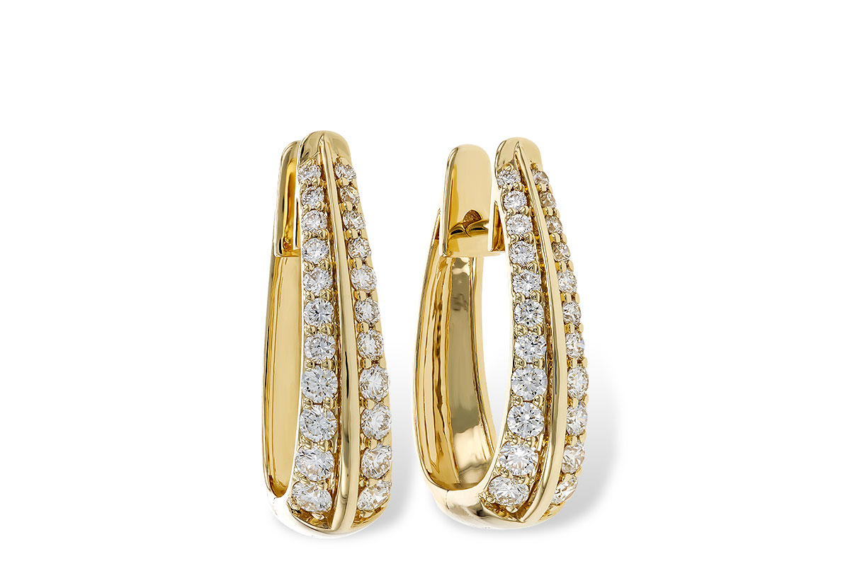 H284-12712: EARRINGS 1.00 TW