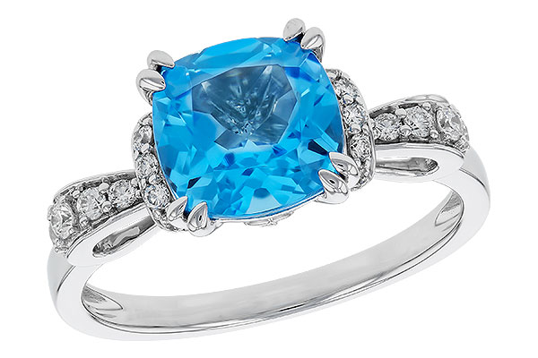 H284-13612: LDS RG 2.48 BLUE TOPAZ 2.70 TGW (8MM BT)