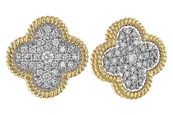 H284-14512: EARRINGS .50 TW