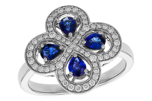 H284-15412: LDS RG .68 TW SAPPHIRE .96 TGW