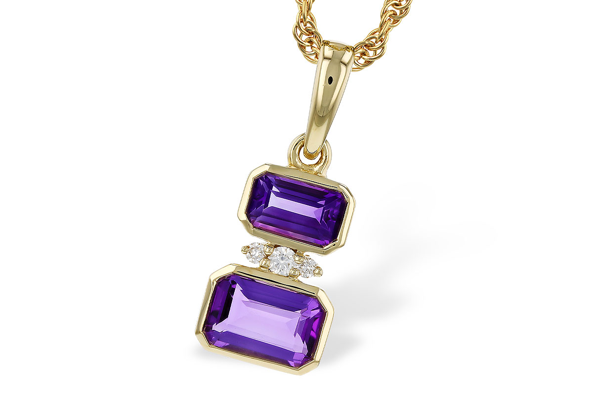 H284-18121: NECK .72 TW AMETHYST .75 TGW