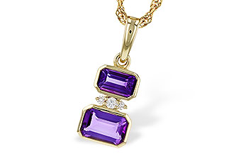 H284-18121: NECK .72 TW AMETHYST .75 TGW