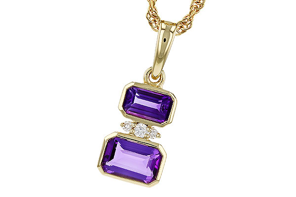 H284-18121: NECK .72 TW AMETHYST .75 TGW