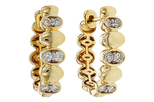 H284-18166: EARRINGS .36 TW